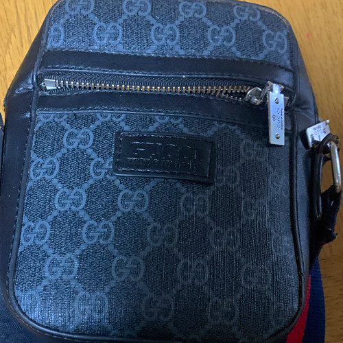 Gucci canvas leather small - leather,