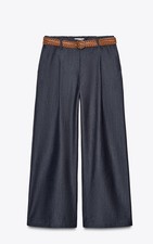 Zara Blue Belted High Waisted