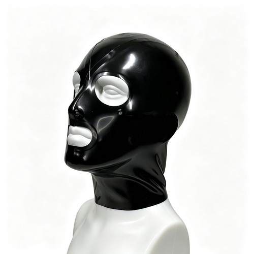 Men latex gummi - gummi, hood