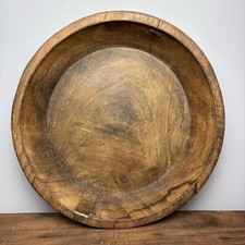 Vintage Wooden Dough Bowl -