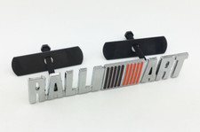 Metal RALLIART GRILL badge EMBLEM BADGE Fit MITSUBISHI MODELS LANCER EVO