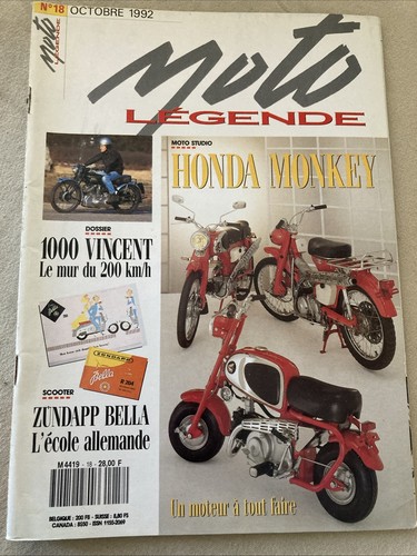 Motorcycle legend 18 1992 - no.,