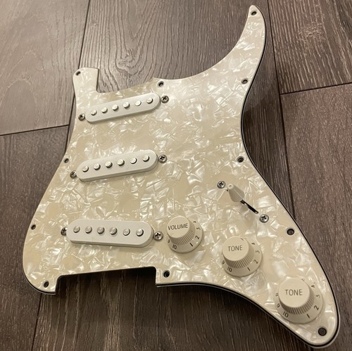 Strat style loaded pickguard - strat,