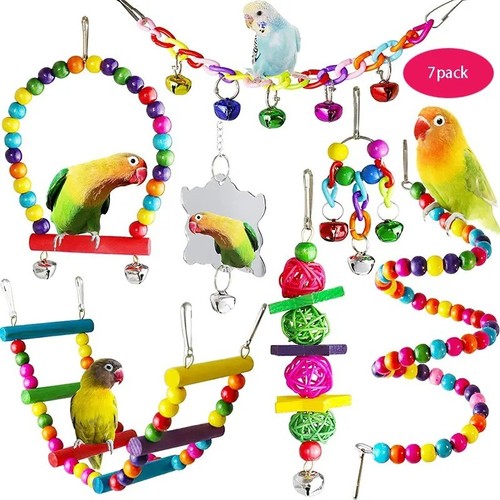 Pack parrot toys set - parrot, metal