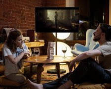 FITUEYES Design Floor TV Stand for 24 - 48 Inch TVs Height 200*200mm Load 20kg