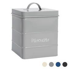 Biscuit Tin Storage Cookie Jar
