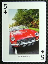 1 x playing card single Car