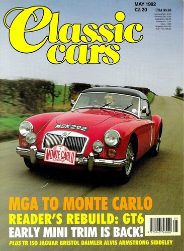 Classic cars magazine may 1992 - classic,