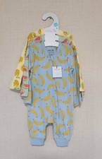 3 Pack Baby Unisex Ribbed Zip