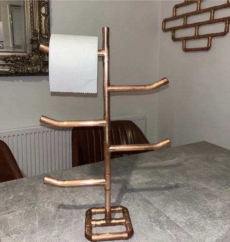 Handmade 15mm copper - copper, toilet