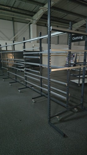 Retail shelving clothing rack - ,