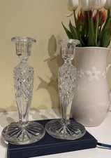 Pair Of Antique Cut Crystal