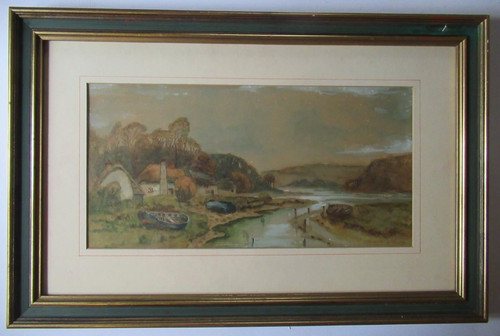 Antique cornish estuary - cornish,
