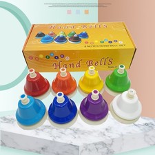 Set of 8 Rainbow Music Bells