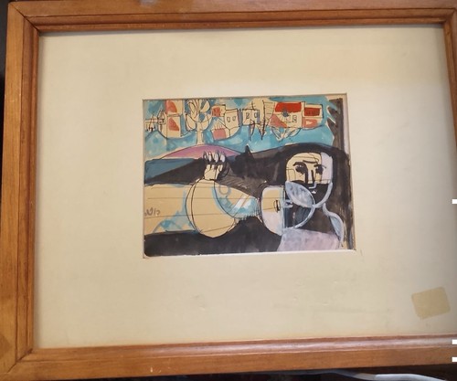 Picasso water colour bought - picasso,