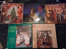 Christmas Vinyl LP Records Carols Choirs Bach Oratorio Bing Crosby Peggy Lee