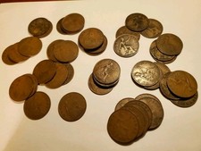 49 George V Penny Coins Mixed Years  (1910-1936)