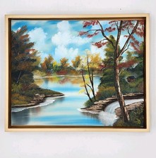 Original Autumn Landscape Oil