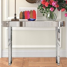 Elegant Glass Entryway Silver
