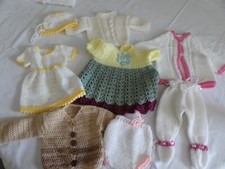 Gorgeous Bundle Tiny Tears or Similar Doll Clothes (Knit & Crochet) Dress Jacket