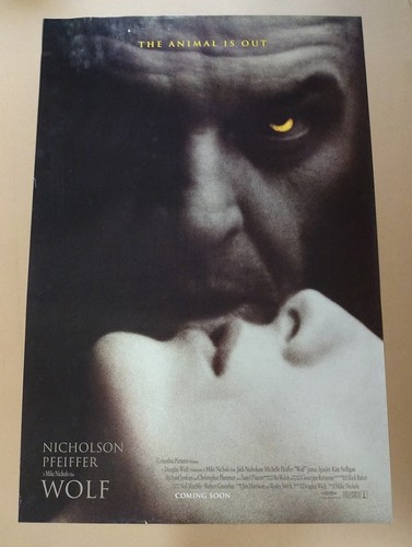 Wolf original 1994 one sheet - wolf,