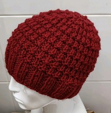 Hand Knitted Mens' Textured