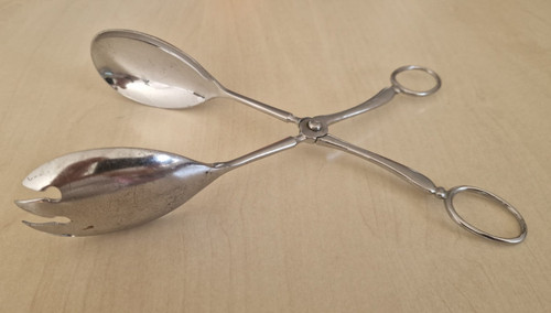 Vintage salad tongs - vintage,