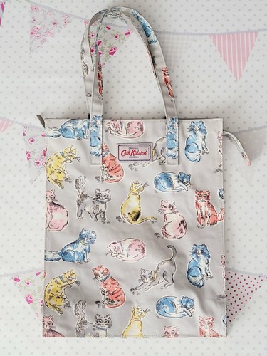 Cath kidston grey cat zip - kidston,