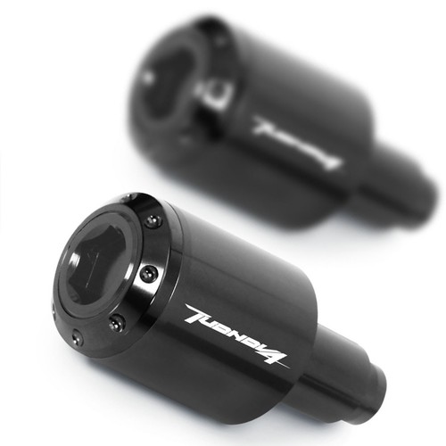Black cnc atom bar ends - black,