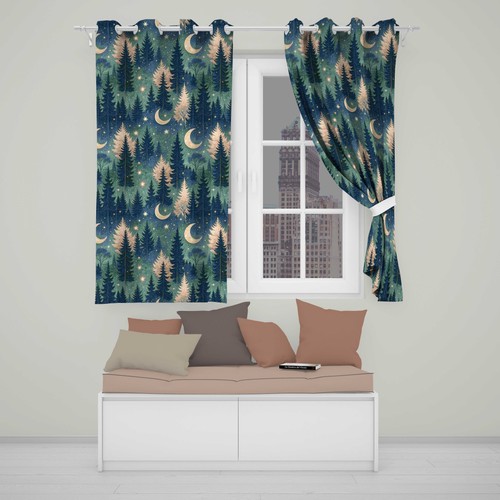 Blackout eyelet curtains dark - blackout,