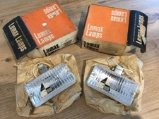 Pair of Vintage Lumax 12V Reversing Lamps cat no 202 New, Unused in Original Box