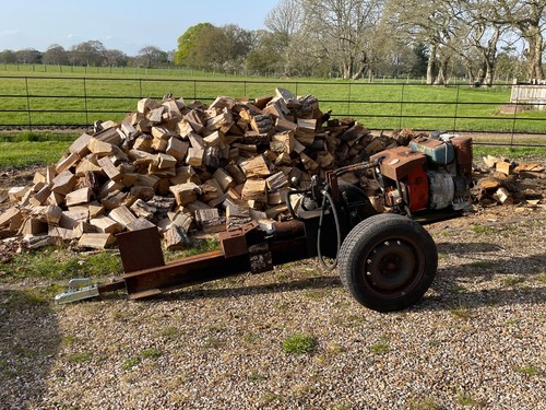 Log splitter diesel - log,