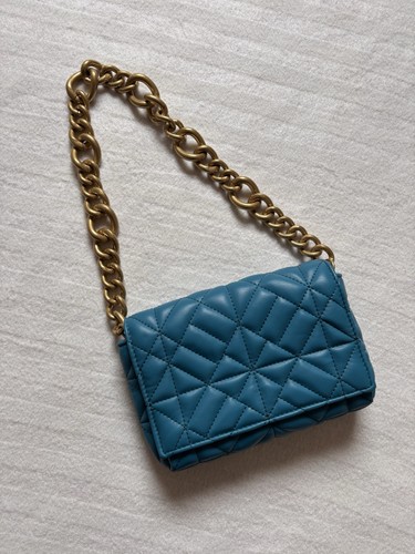 Zara quilted blue teal - zara,
