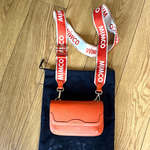 Mimco orange pebbled - mimco,