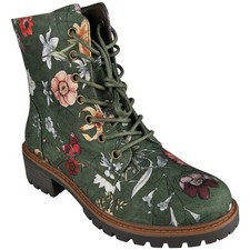 Floral Ankle Boots Shoes