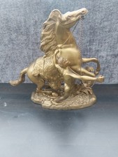 Vintage Signed Man Taming