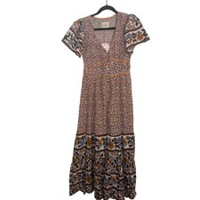 Umgee Sz S Boho Floral Smocked