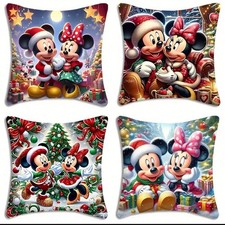 Christmas decorations Cushion Cover  Micky & Mini Mouse X 4 50.8 x 50.8