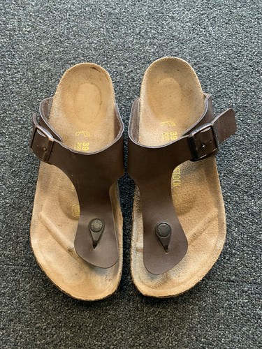Birkenstock gizeh brown - gizeh,