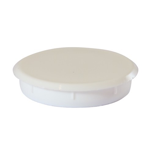 35mm white plastic hinge - 35mm,