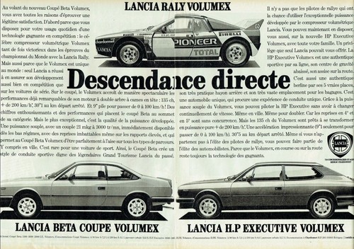Advertising 019 1983 lancia - 1983,