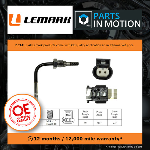 Exhaust temperature sensor - exhaust,
