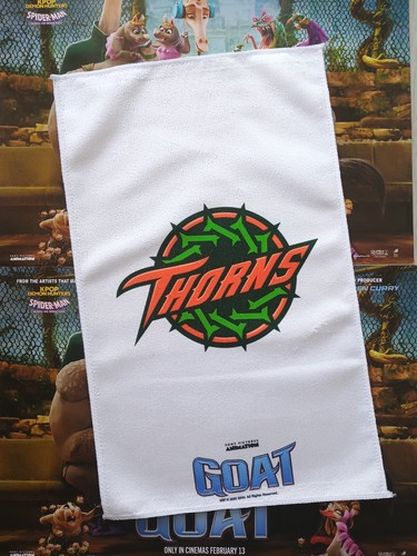 Goat thorns rally towel - goat,