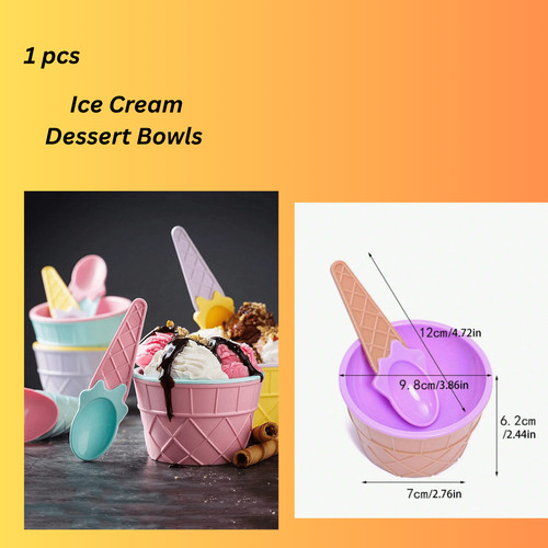 Ice cream dessert bowls - dessert,