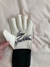 signed goalkeeper gloves