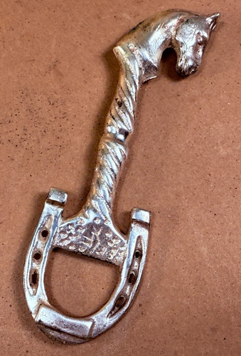 Vintage silver plated horse - ,