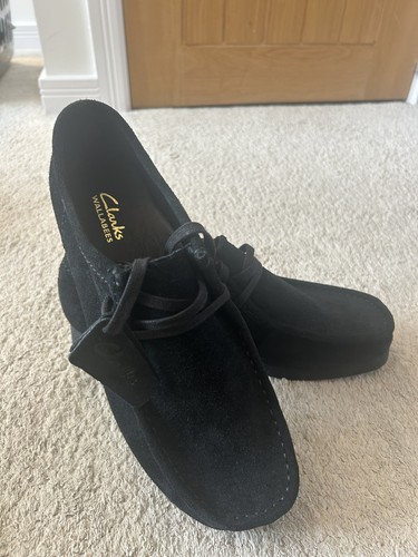 Clarks wallabee evo mens black - clarks,
