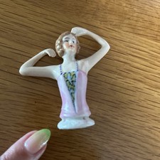 Antique Porcelain Half Doll