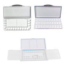 Watercolor Palette Leakproof with Lid Portable Empty Airtight Paint Box Travel G