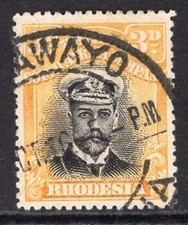 RHODESIA 1913-22 ADMIRAL 3D